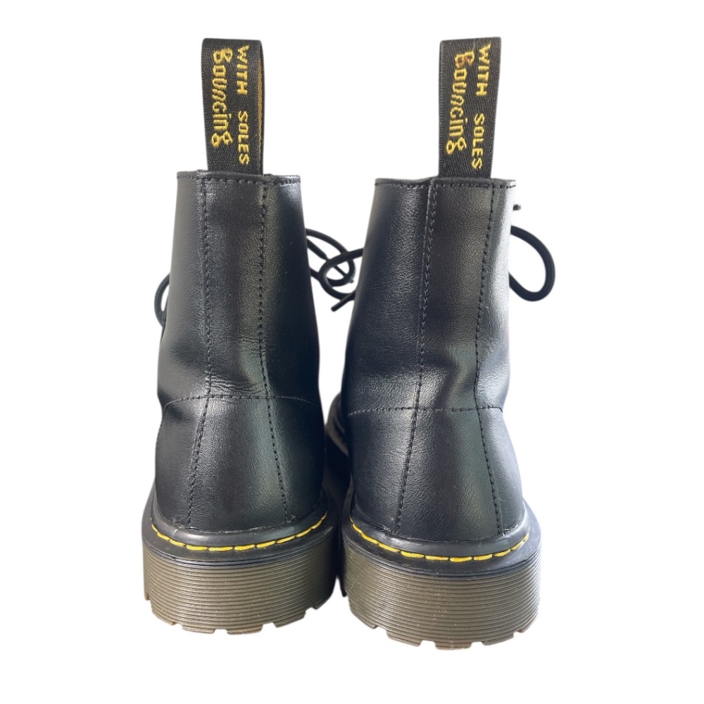 Dr. Martins Luana 7 Eye Combat Boots Black w/Yelllow Stitching Womens Size 9 - Picture 6 of 14